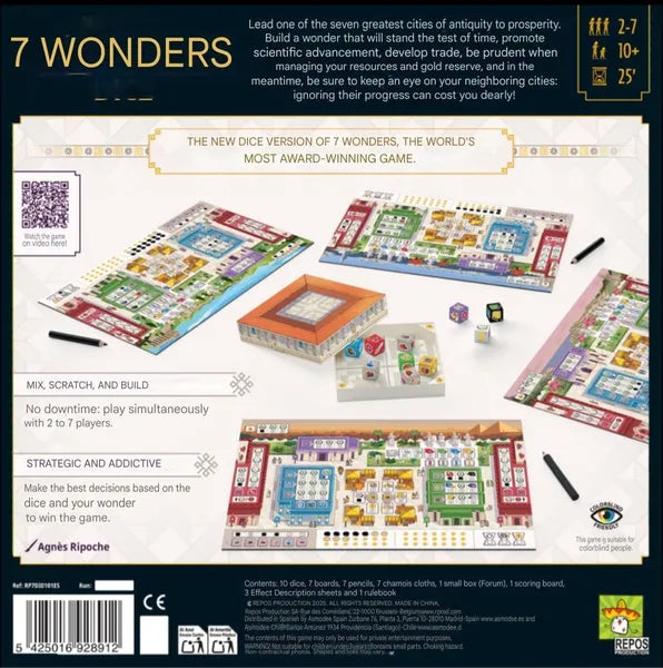 7 Wonders Dice