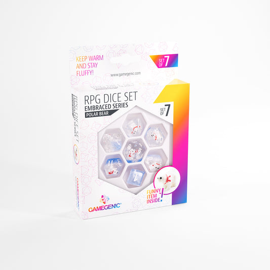 RPG Dice Set: Polar Bear