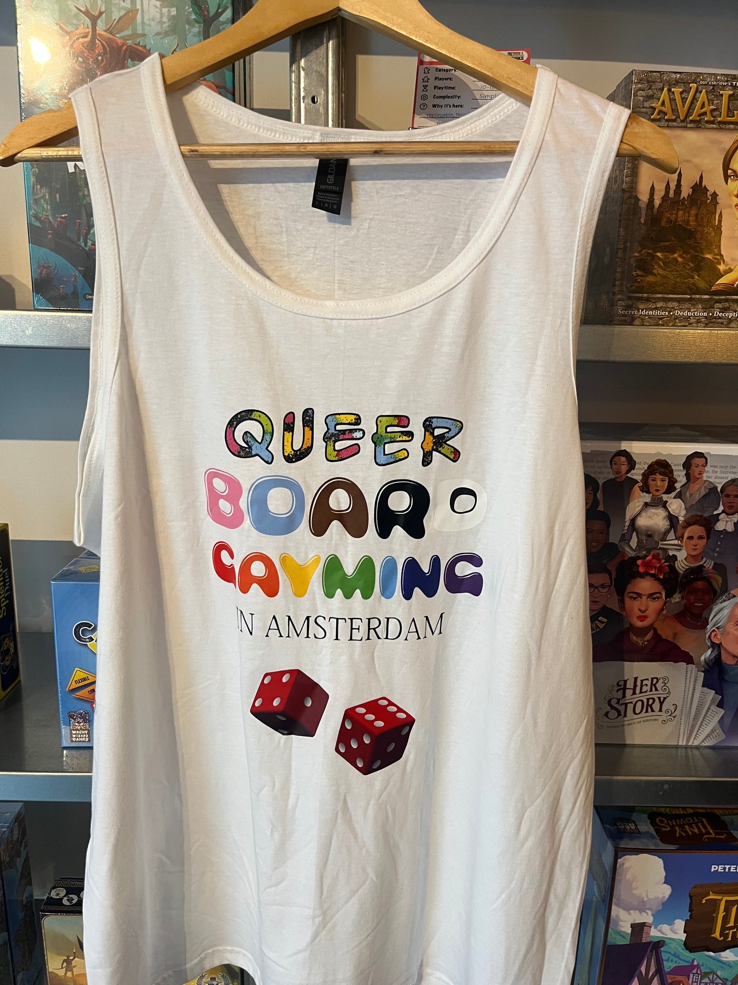 Queer Board Gayming in Amsterdam - Tanktop