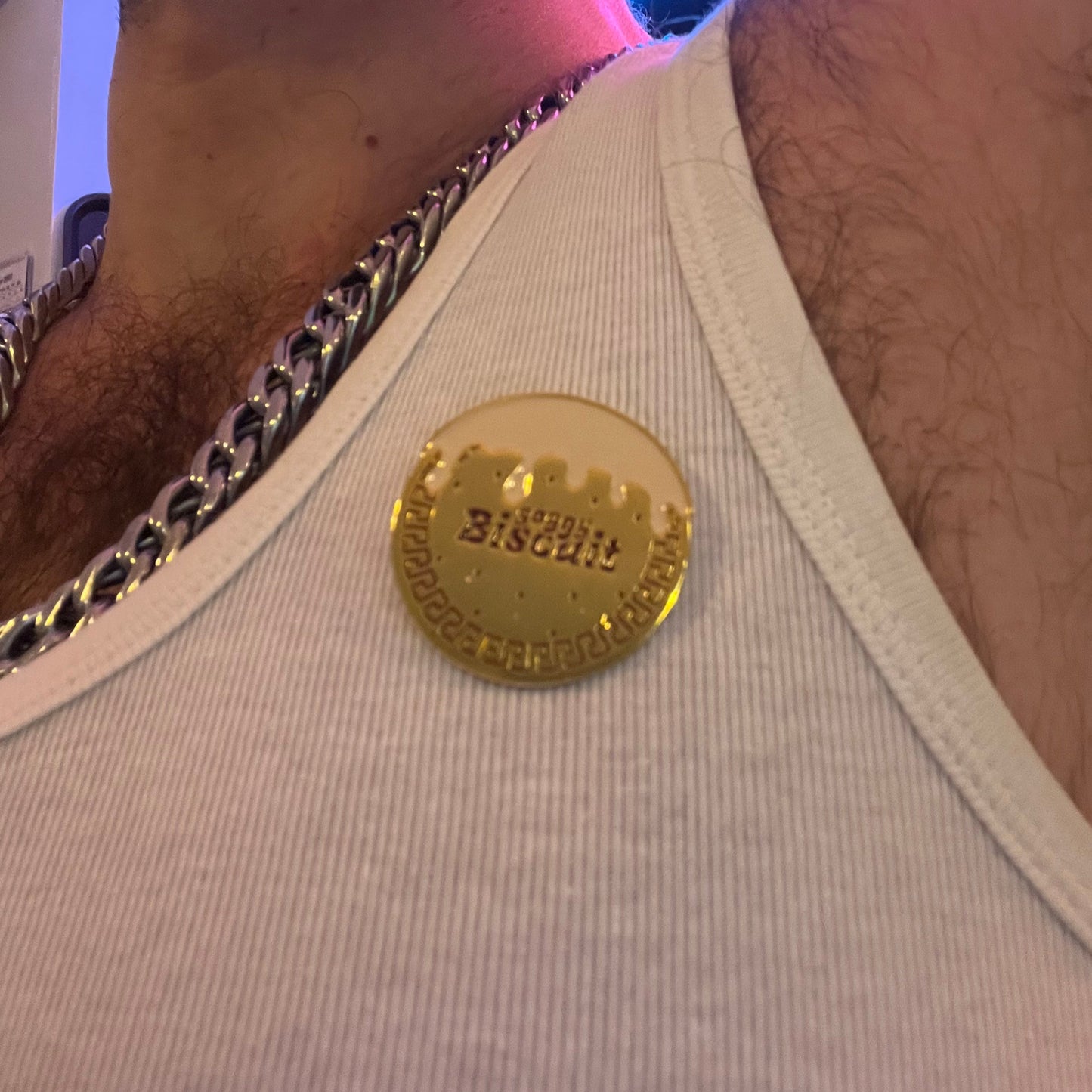 Enamel Pin: RRW814 - Soggy Biscuit