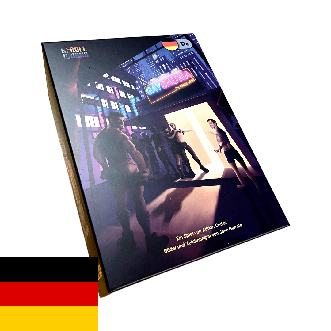 Board Game - German: RRW011 - v2 of Gay Sauna The Board Game
