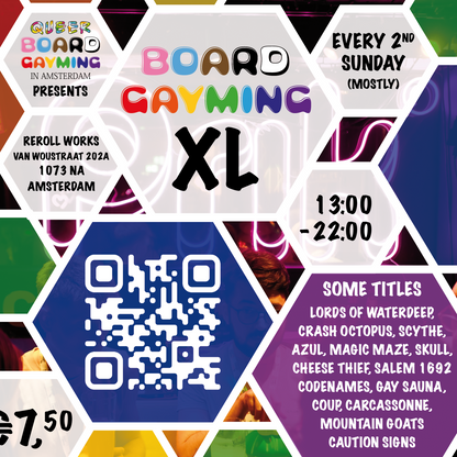 Queer Board Gayming Saturdays & Sundays