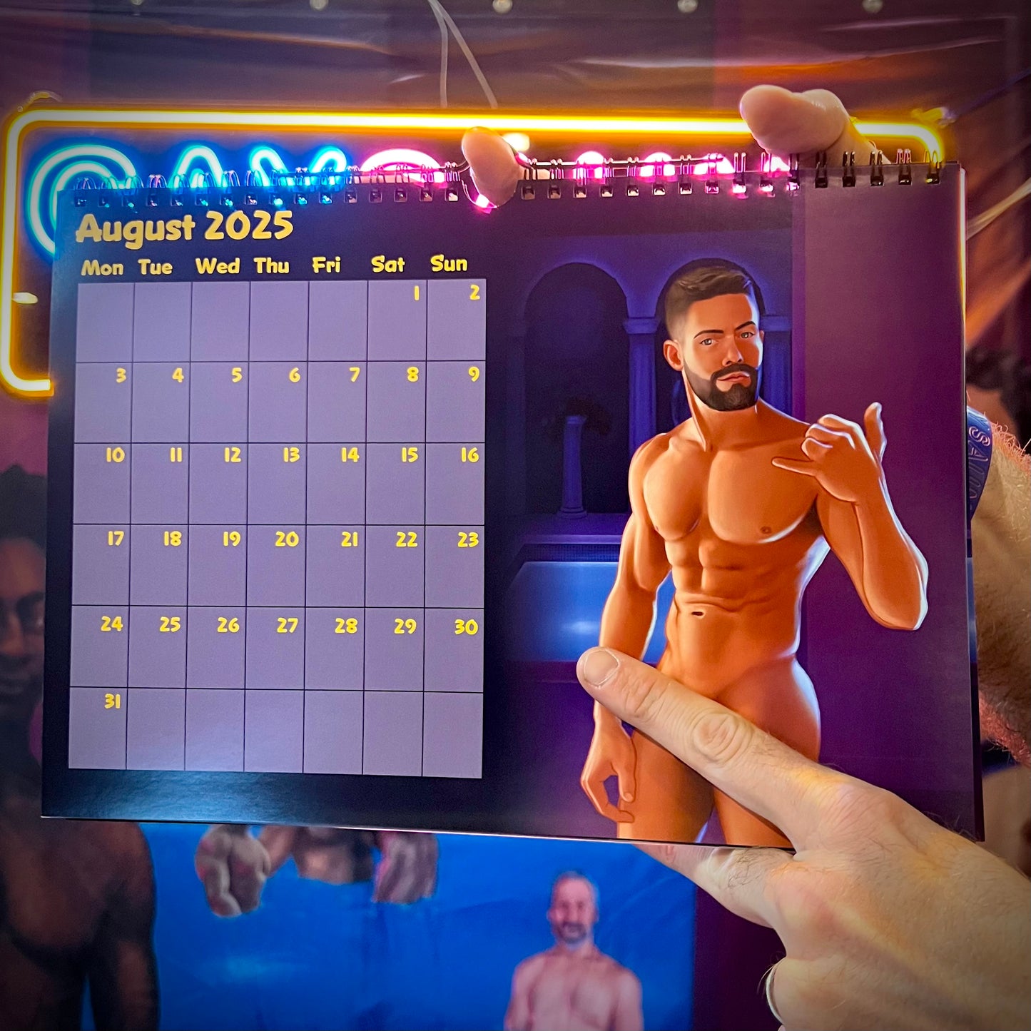 2025 Calendar: RRW822 - Gay Sauna the Board Game NSFW