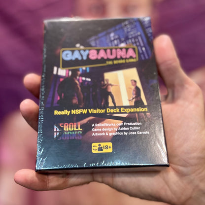 Gay Sauna the Board Game Really-NSFW Expansion v2 - RRW020