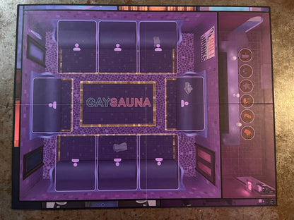 Gay Sauna The Board Game v2 - German - RRW011