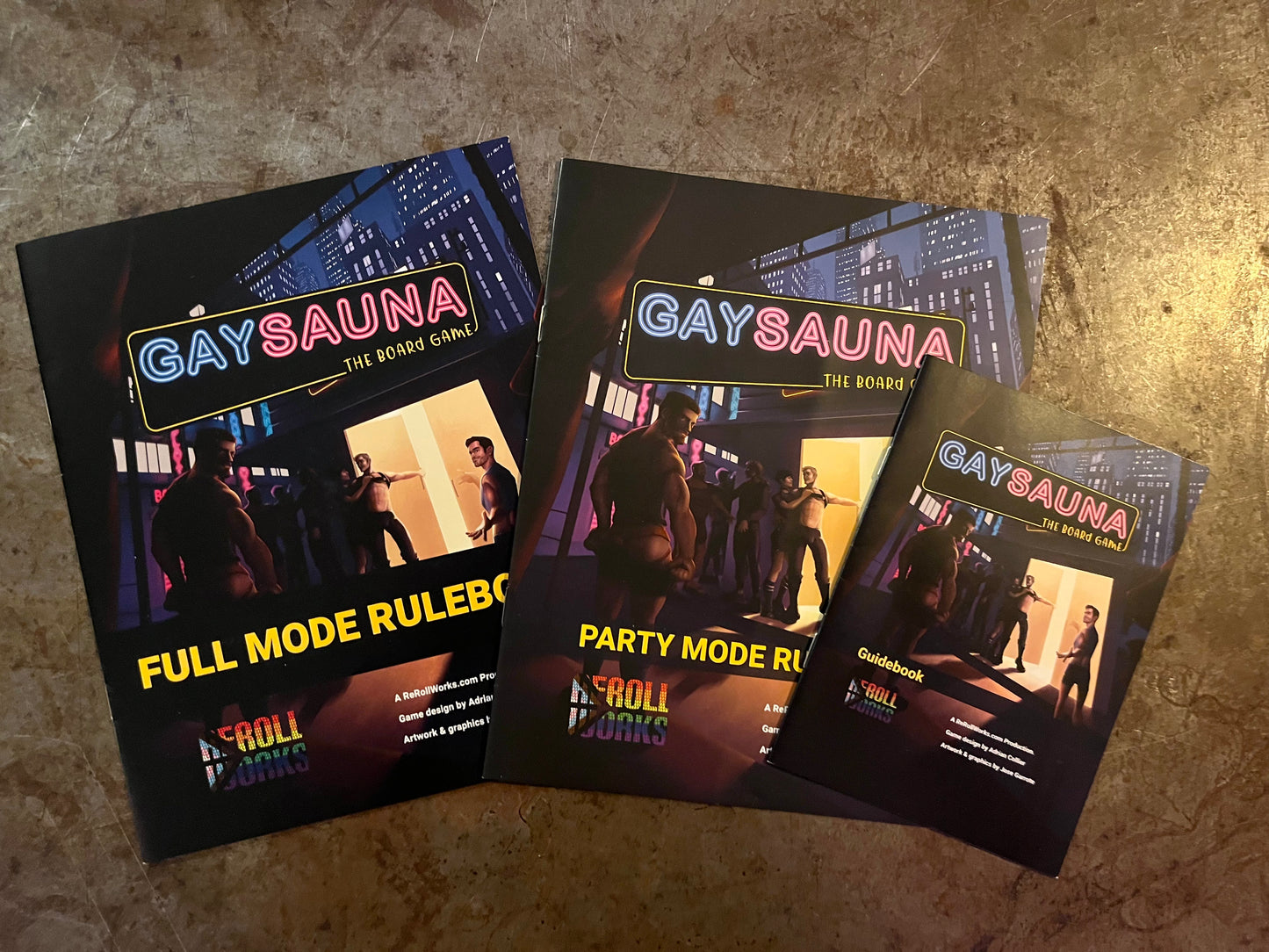 Gay Sauna The Board Game v2 - English - RRW010
