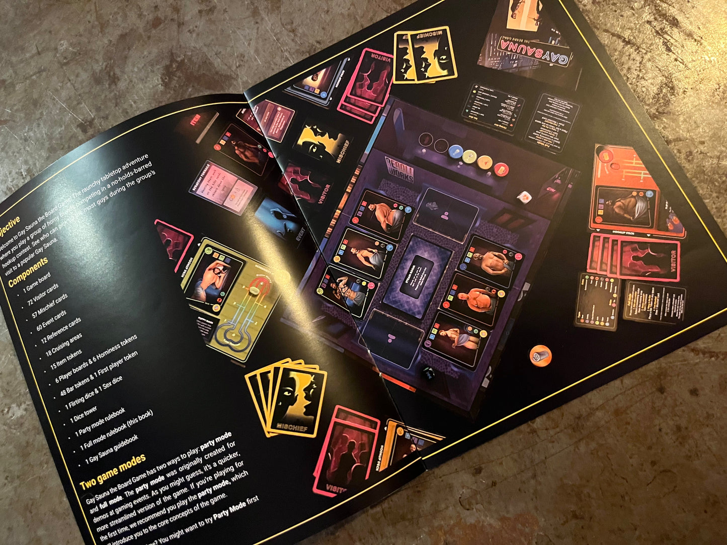 Gay Sauna The Board Game v2 - English - RRW010