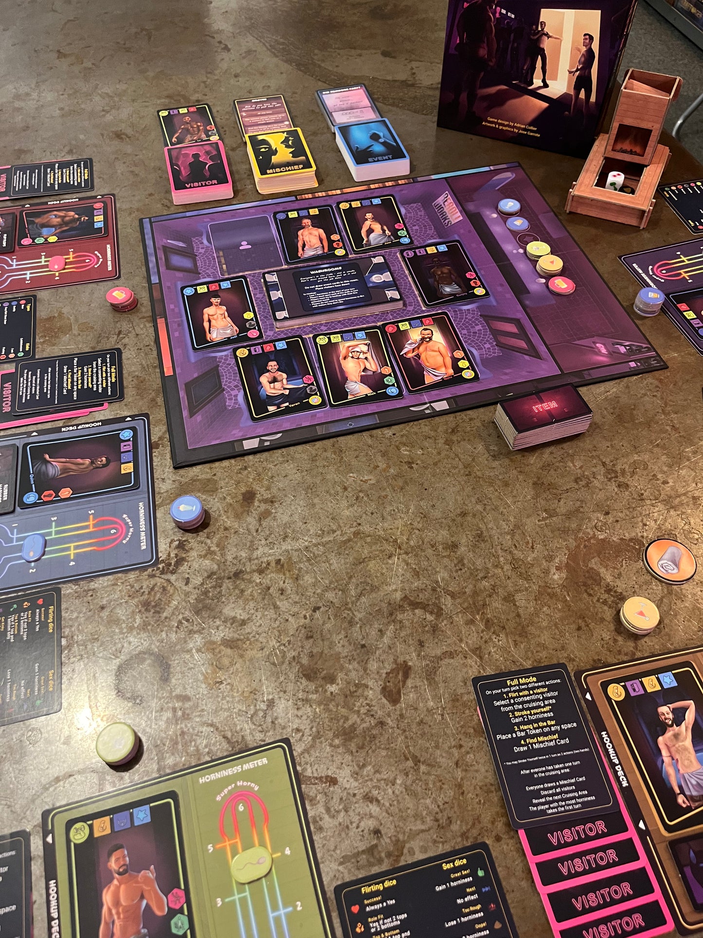 Gay Sauna The Board Game v2 - English - RRW010