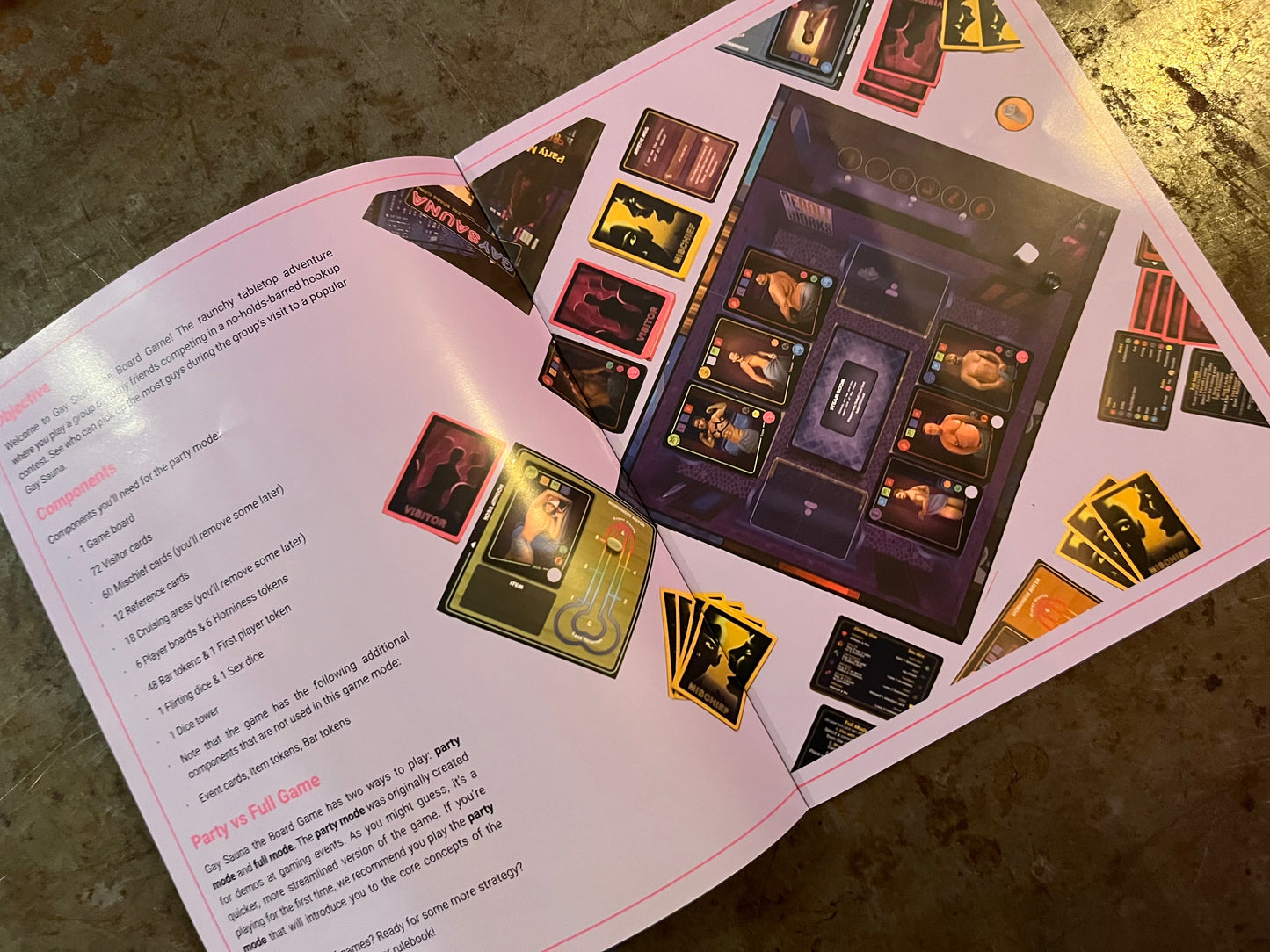 Gay Sauna The Board Game v2 - English - RRW010