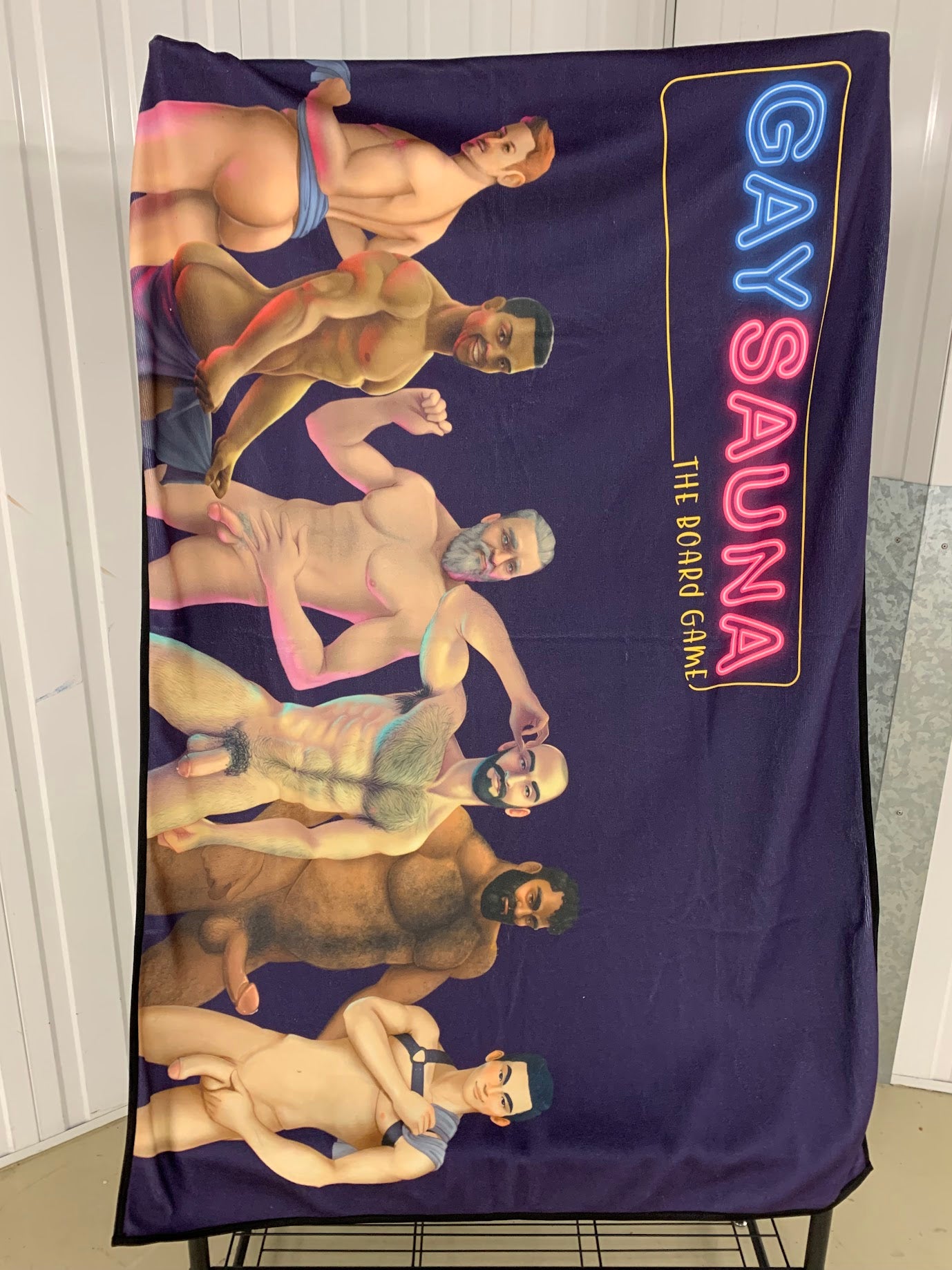 Beach Towel: RWRBTX - Gay Sauna Visitors