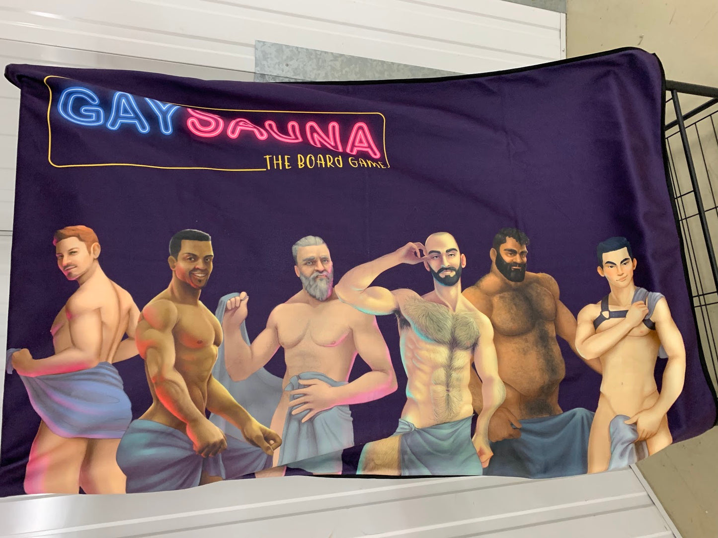 Beach Towel: RWRBTX - Gay Sauna Visitors