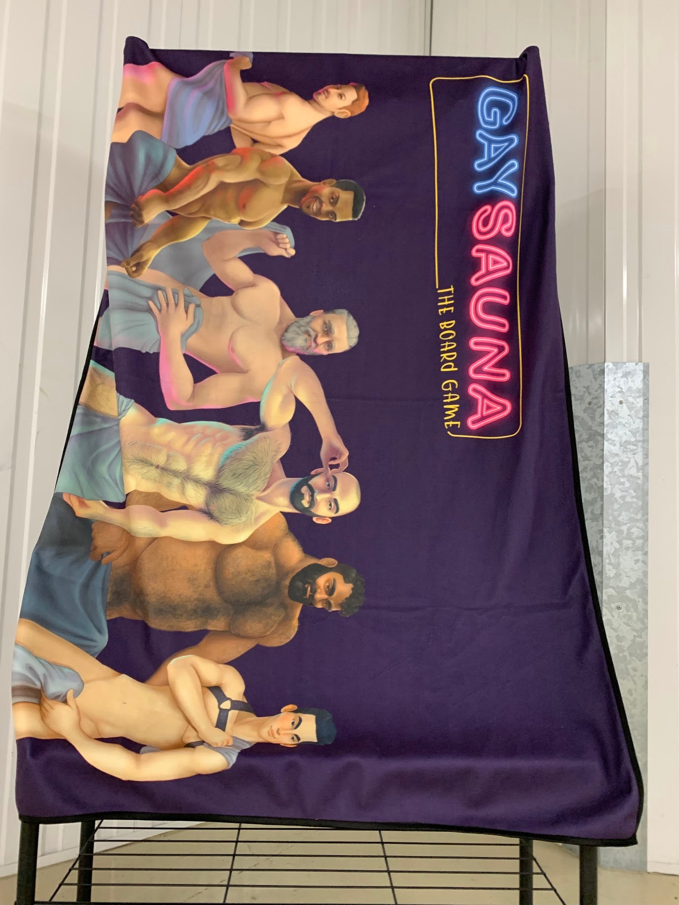 Beach Towel: RWRBTX - Gay Sauna Visitors