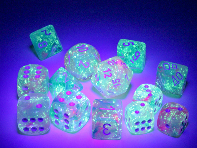 Nebula Wisteria/white Luminary 16mm d6 Dice Block (12 dice) -  - CHX27745