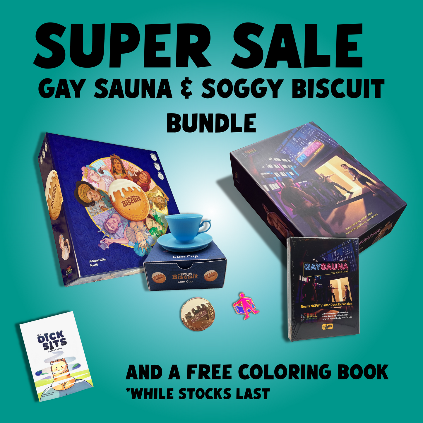 Super Sale Gay Sauna & Soggy Biscuit Bundle