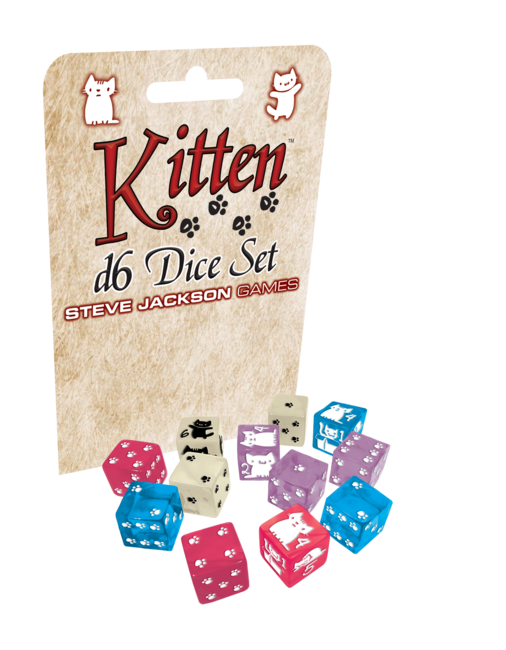 Kitten D6 Dice Set -  - SJG5933B