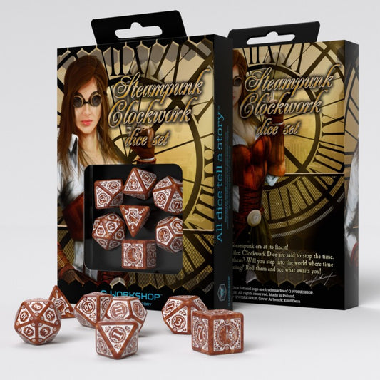 Steampunk Clockwork Dice Set -  - SSTC03