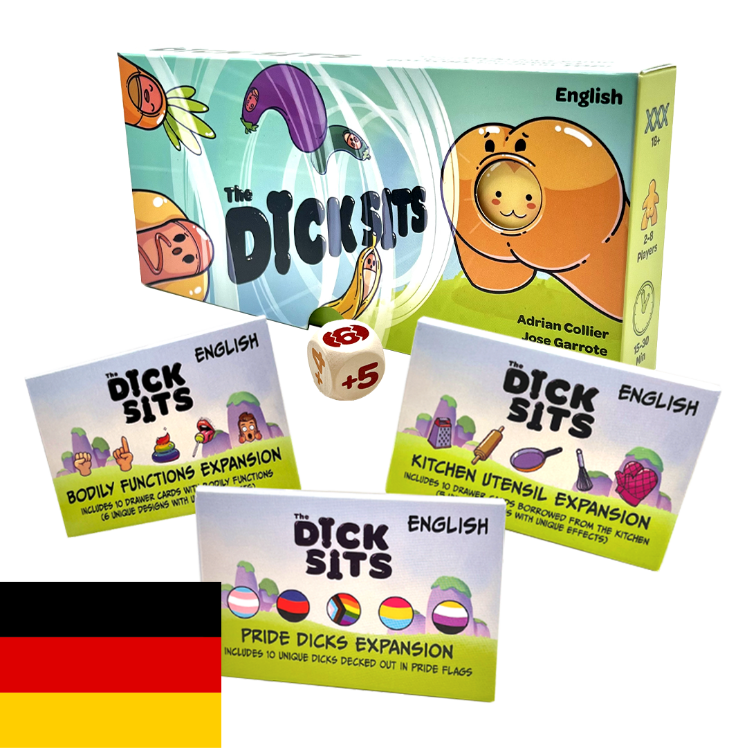 The Dick Sits Base Game Expansion Bundle - German - Save over 15%