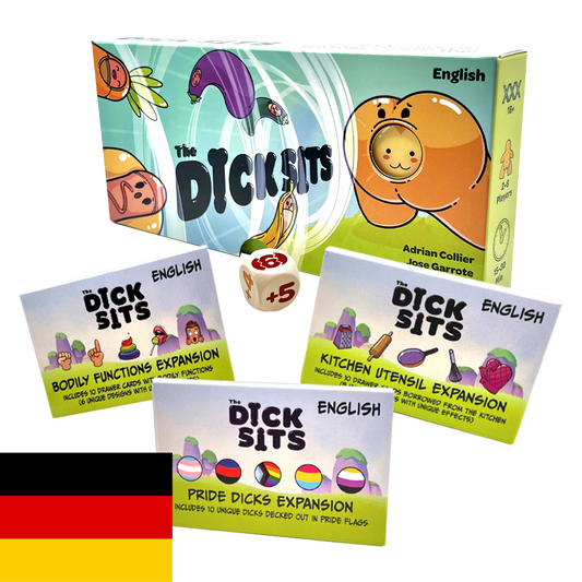 The Dick Sits Base Game Expansion Bundle - German - Save over 15%